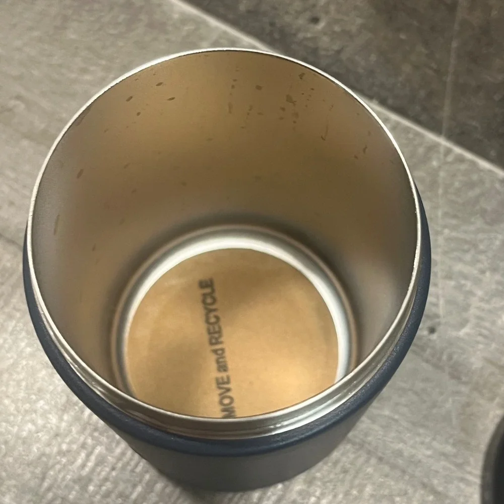 YETI Rambler 12 oz Colster Can Insulator Navy Blue Stainless Steel Drink Sleeve